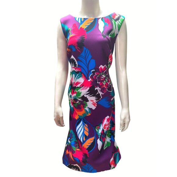 Calvin Klein Dresses & Skirts - Calvin Klein Womens Floral Sleeveless Dress Size 14